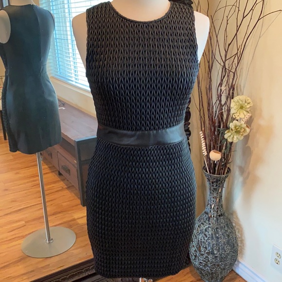 Zara Dresses & Skirts - Black Faux Leather Mini Dress.